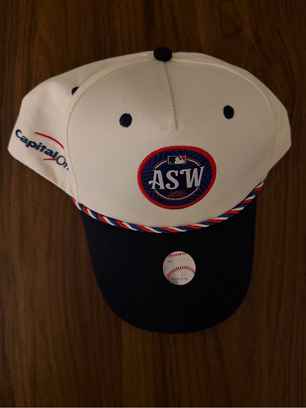 MLB All-Star Weekend Rope-Trim Baseball Cap - White/Navy/Red